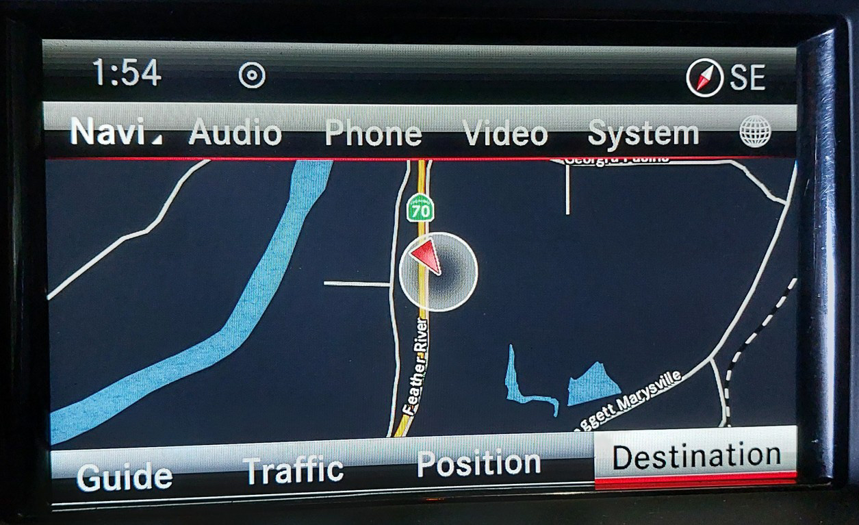 12-16 MB C250 C300 C350 GL350 GL450 GL550 ML350 ML550 SLK20 SLK350 - GPS SCREEN — exact item pictured